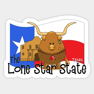 Texas, The Lone Star State Sticker